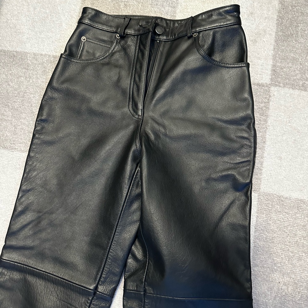 Vintage FMC Genuine Leather Pants - Picture 2 of 7